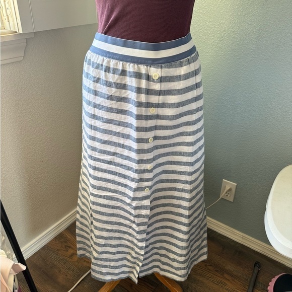 Nautical striped skirt​